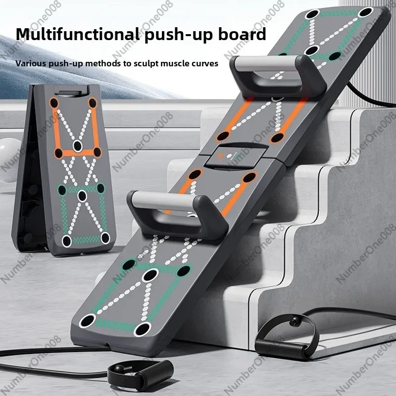 Foldable Push Up Board Plank Stand Multi-Functional Ab Trainer Home Gym Equipment Portable - view 2