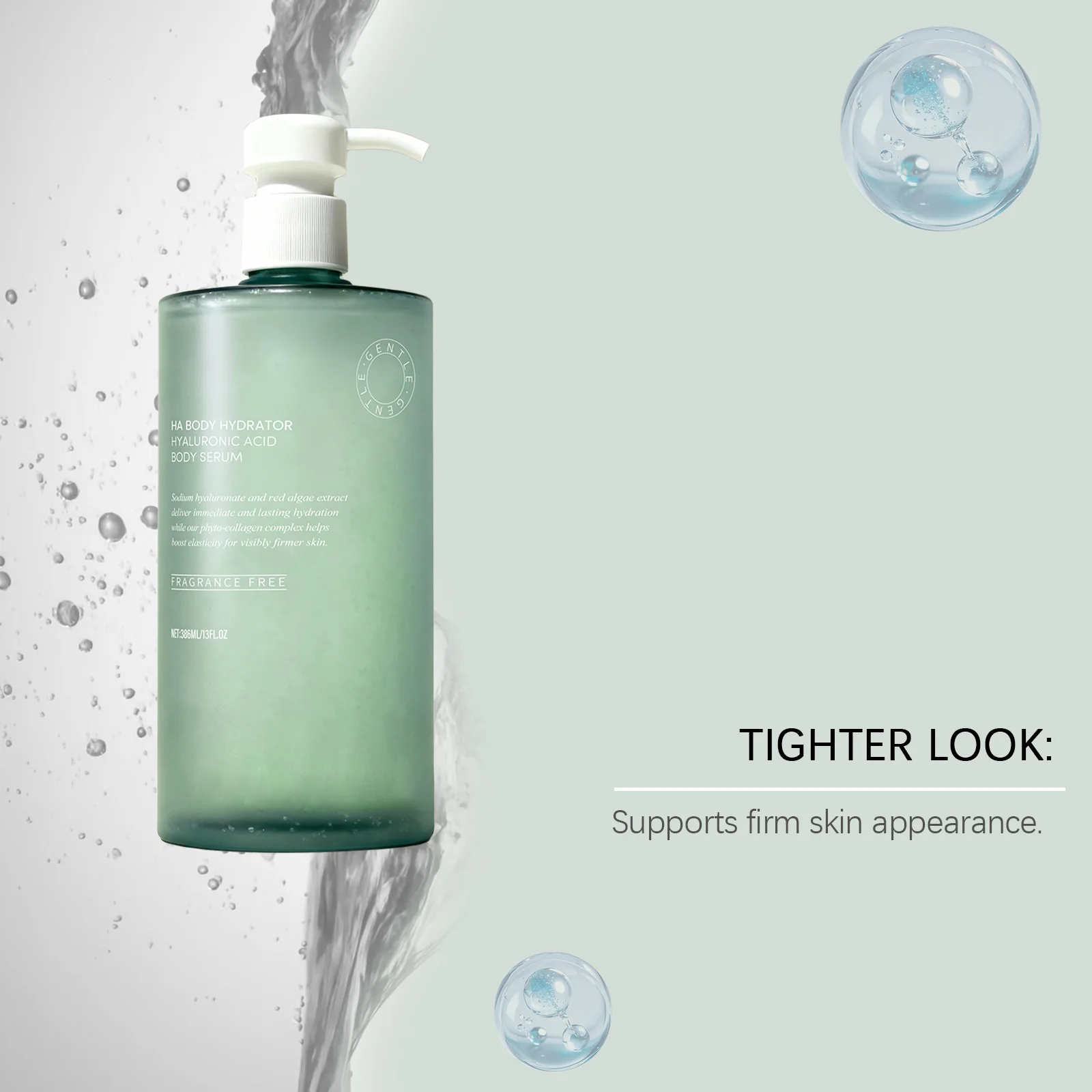 Hyaluronzuur Lichaamsserum Hydratatie Voedende Huid Vernieuwen Huid Elasticiteit Verhogen Verstevigende Lifting Hydraterende Body Essentie