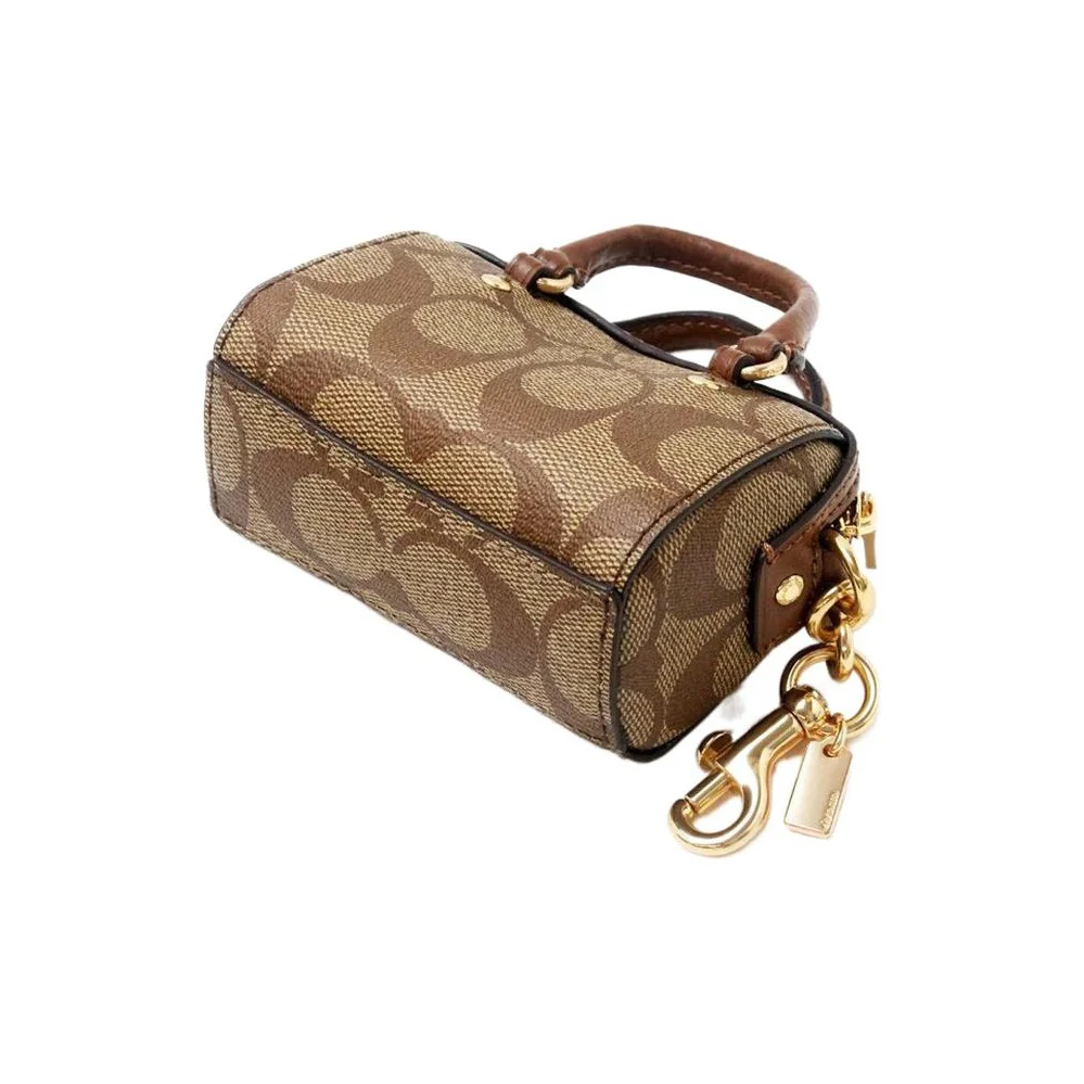 حقيبة قماش كوتش مع حقيبة جلدية ناعمة حقيبة ساحرة للنساء كاكي وسرج 1716-IMBDX