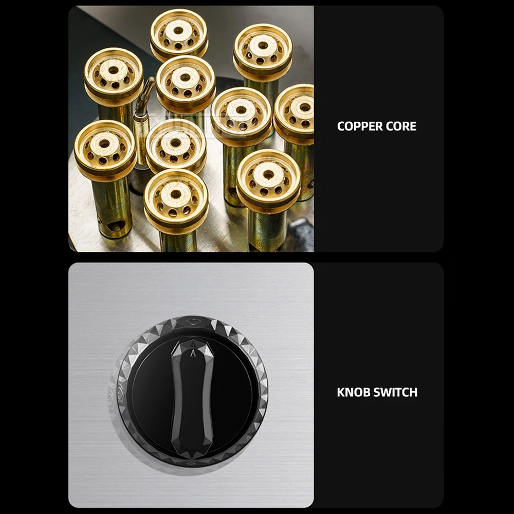 موقد نار مزدوج شرس موفر للطاقة Estufas موقد عالي الكفاءة Fogao A Gas De Cozinha