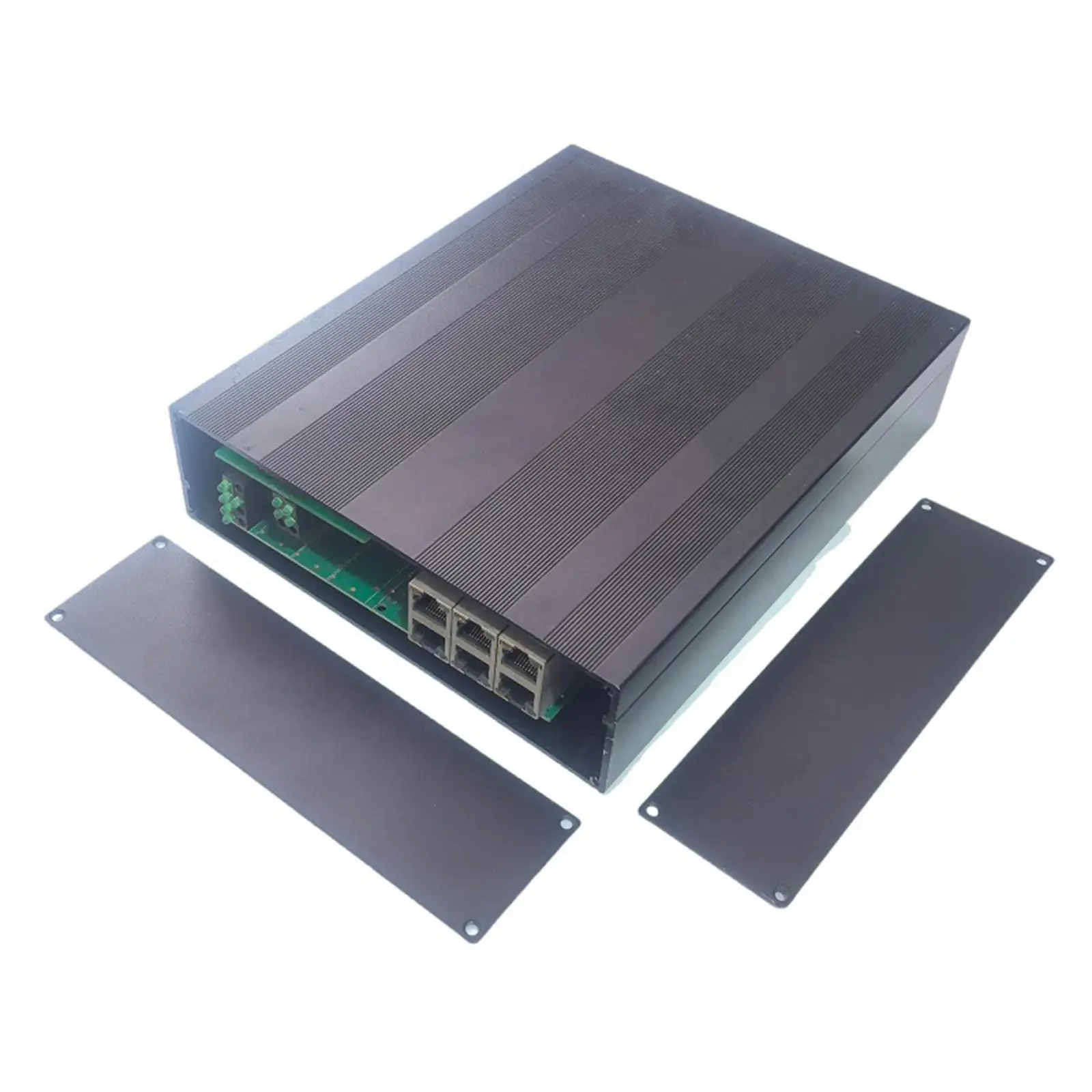 Aluminum Box Enclosure Analyzer Protective Case Lightweight Sturdy Power Supply Aluminum Shell Practical for Decoders