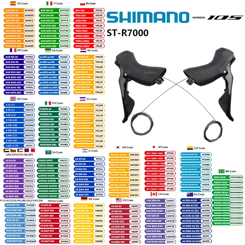 

Рычаг переключения SHIMANO 105 ST r7000, двойной рычаг управления, 2x11-скорость, переключатель 105 r7000, дорожный велосипед R7000, переключатель передач 22 s, обновление 5800