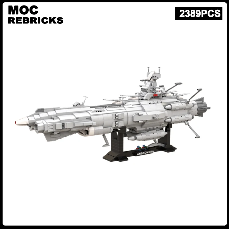 Briques de construction MOC personnalisées pour enfants, série de films de science-fiction, vaisseau spatial, modèle d'assemblage, cadeaux de puzzle, 83888 nuits