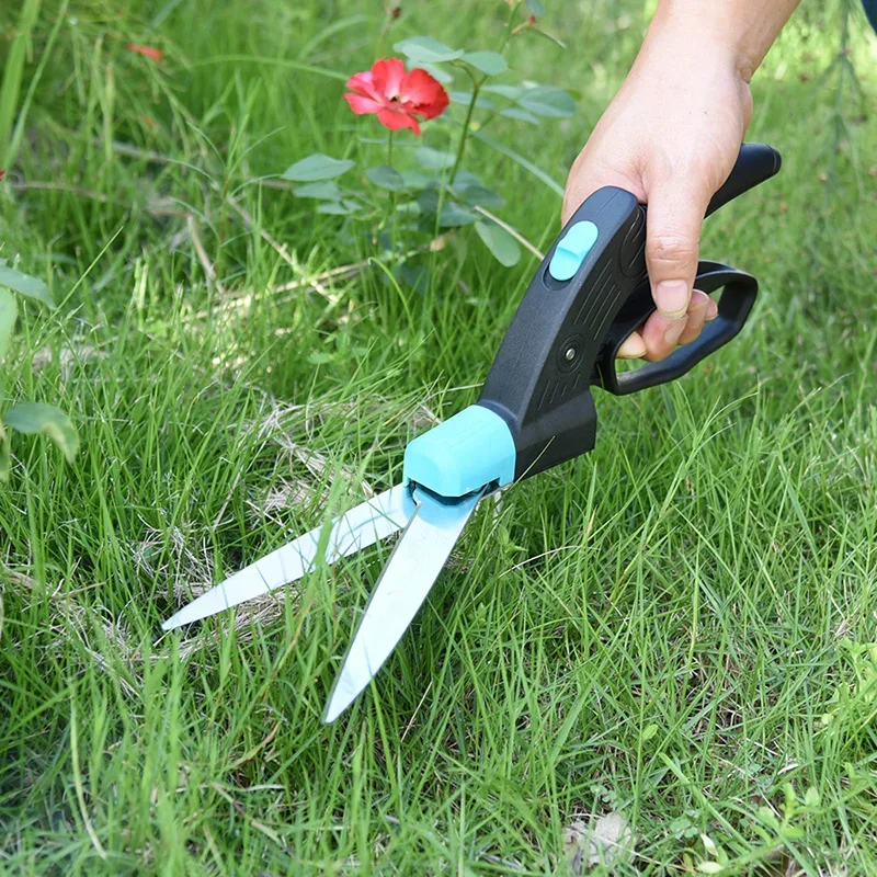 Factory wholesale Stainless Steel Pruner Single Handled Garden Grass Shears Pruning Scissor