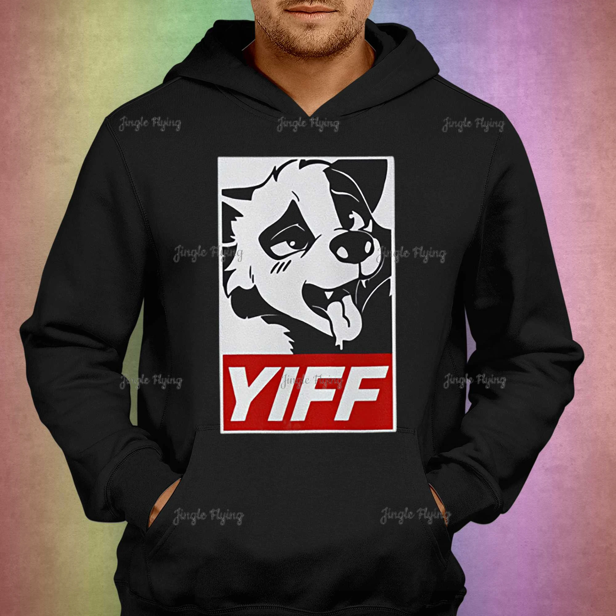 Cute Furry Yiff Pullover Hoodie Fans Gift