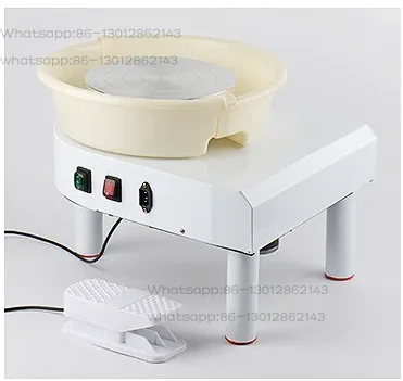 2026   NEW   25CM Pottery Wheel Forming Machine 350W Electric DIY Clay Tool Electric Pottery Wheel Machine With Detachable Basin