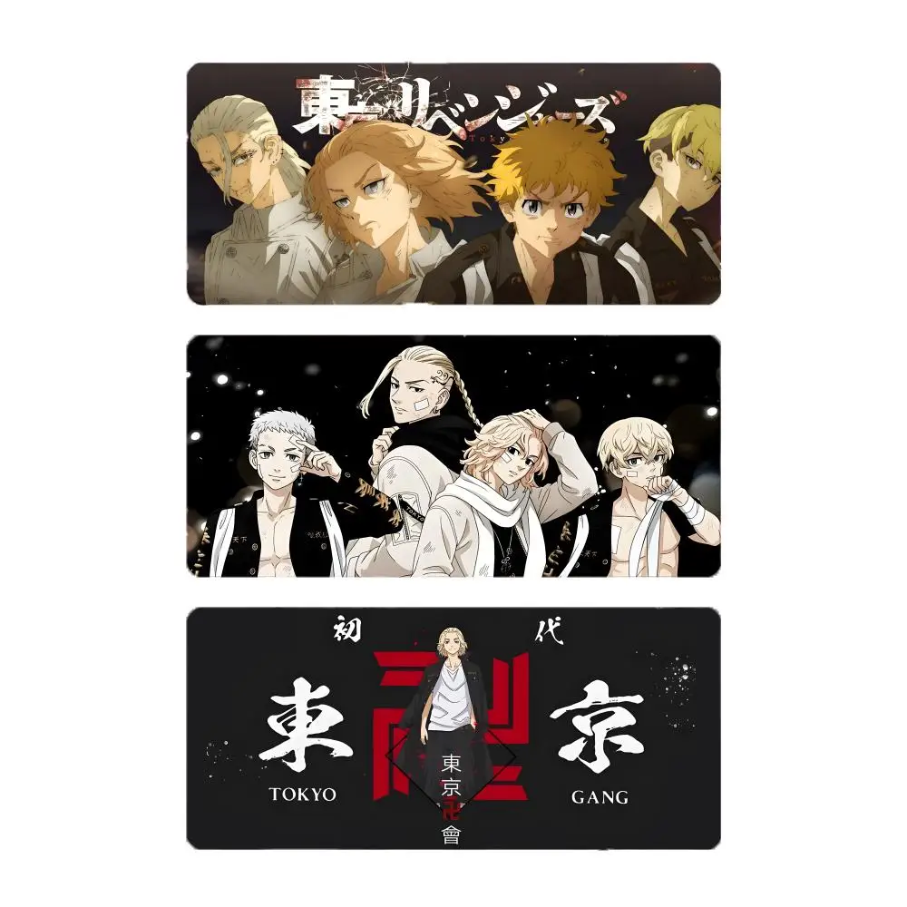Cool Exciting Anime T-Tokyo Revengers Mouse Pad Large Gaming Mousepad with Stitched Edges Thickened Desk Mat PC