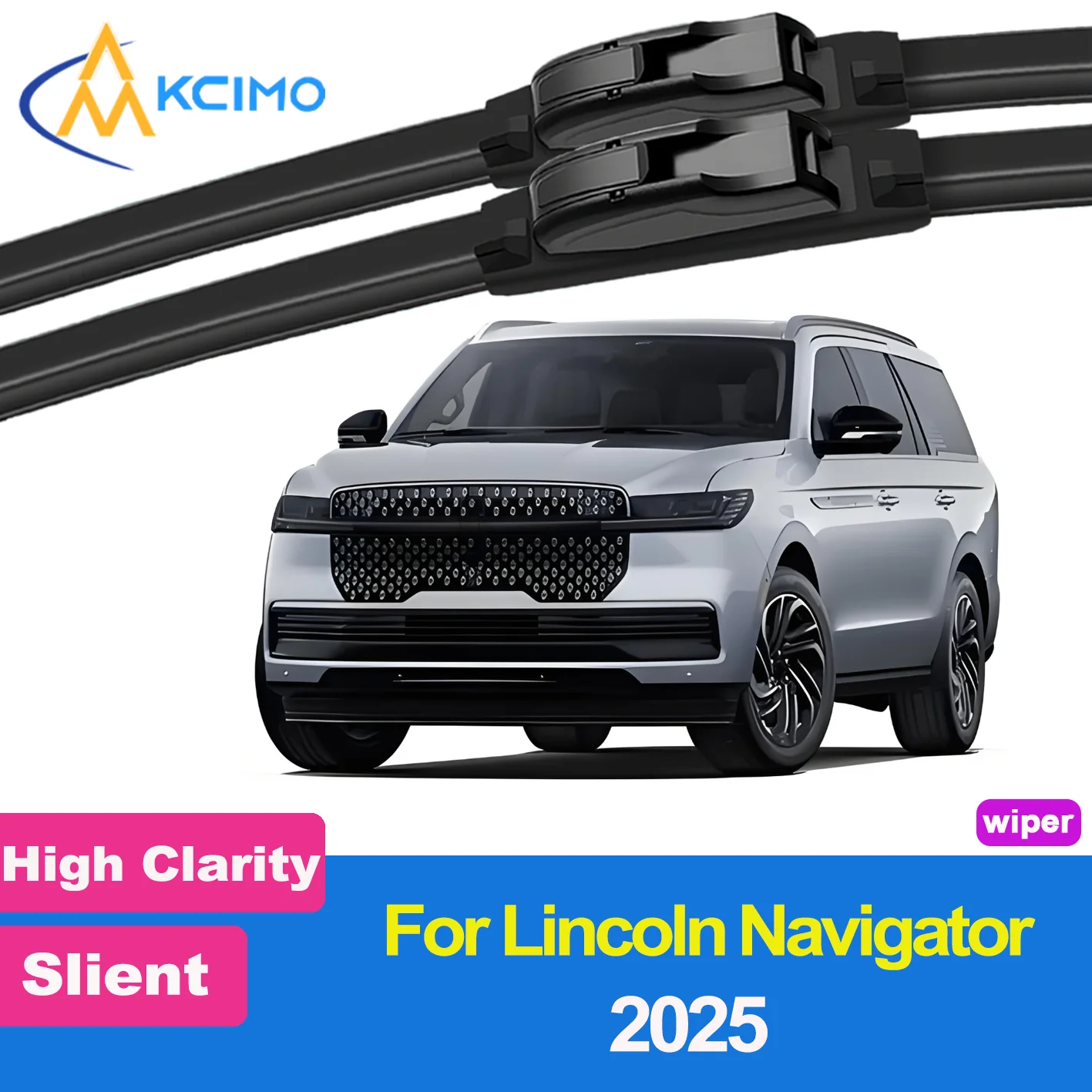 

2PCS New Wiper Blades for Lincoln Navigator U554 2025 Lincoln Navigator L Front Windshield Auto Wipers Blade Accessories 2025