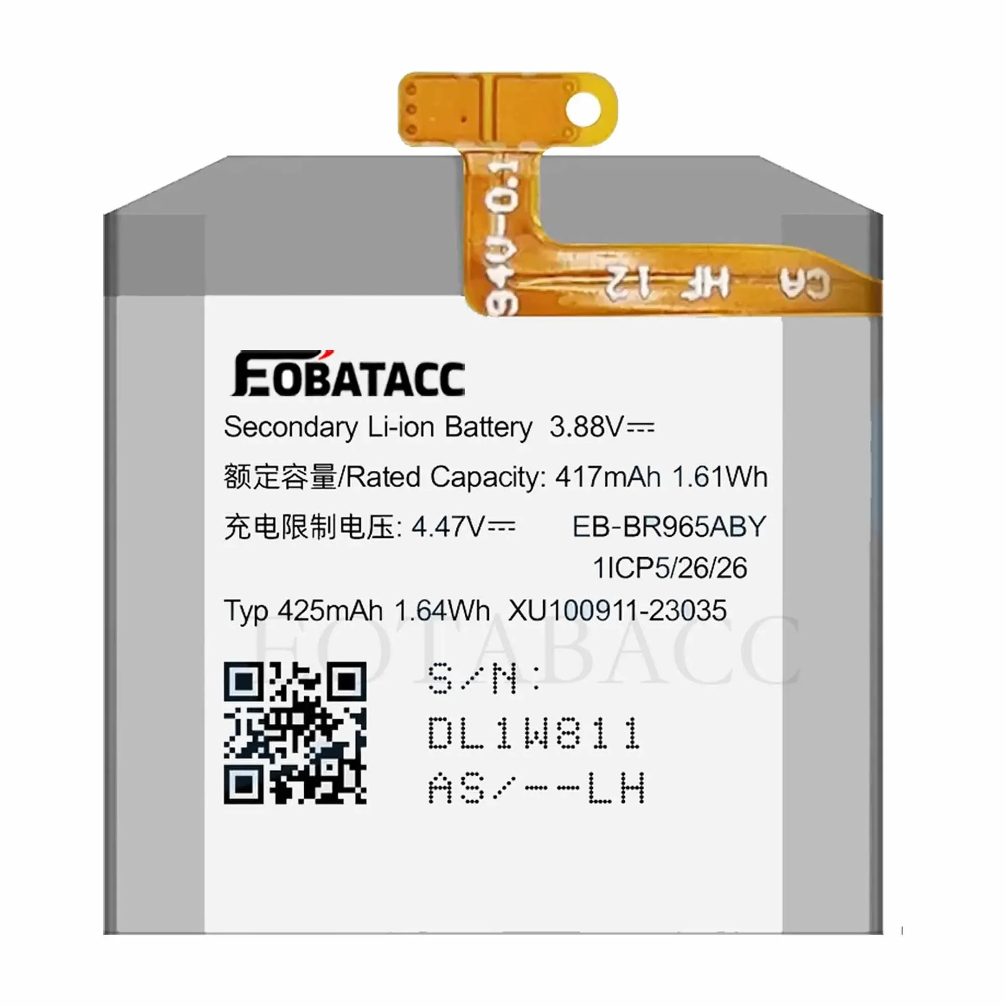 EOTABACC 100% batería de repuesto Original nueva EB-BR965ABY para SAMSUNG Watch 6 Classic 47mm batería de teléfono inteligente + herramientas