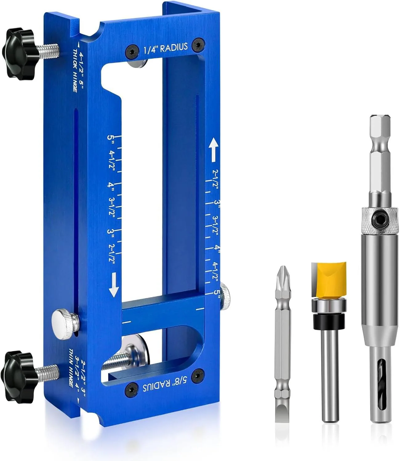 

Aluminum alloy door hinge installation kit hole locator home decoration hardware hinge holelocator essential tool for decoration
