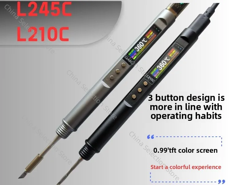 

L245C L210C PD245 USB L245P Умная паяльная ручка PD210 Портативный электрический паяльник