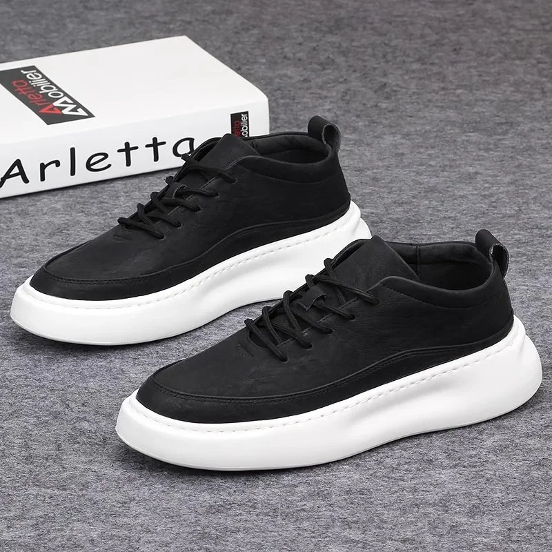 Brand men's shoes 2024 new fashion trend versatile sports shoes thick sole lightweight casual shoes luxury sports tennis shoes