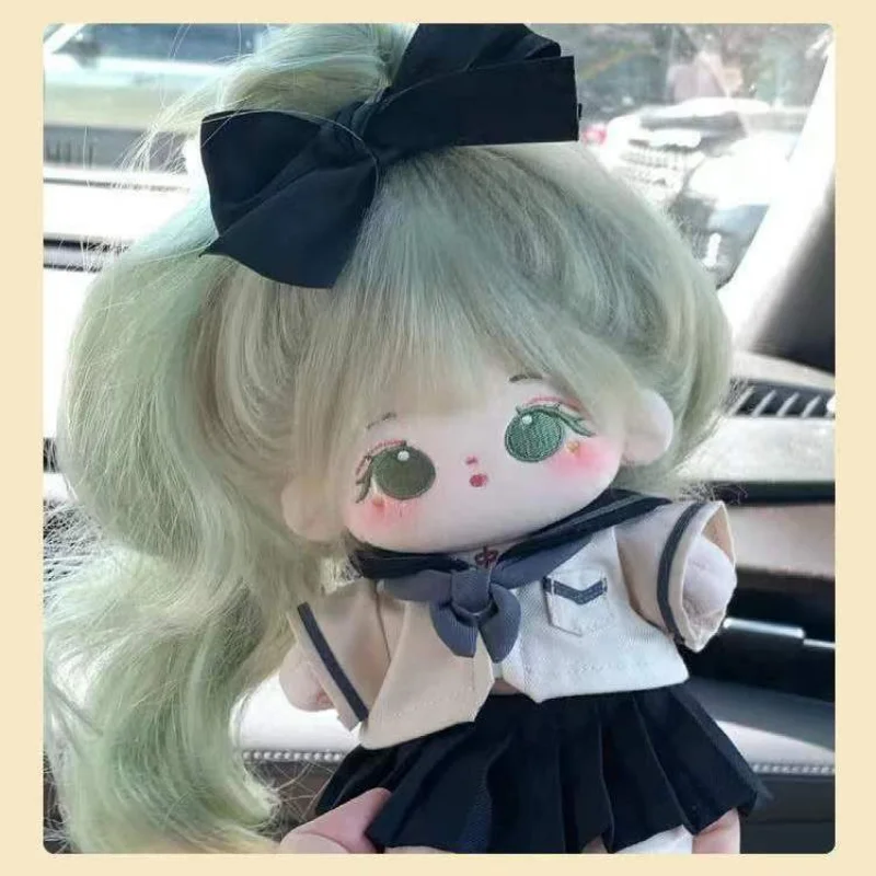 

Хлопковая кукла, плюшевая игрушка Li Sauce, маленькая гало, сетка, красная милая кукла-звезда, сменная одежда, сделай сам, Обнаженная кукла 20 см, подарок для девочек и мальчиков