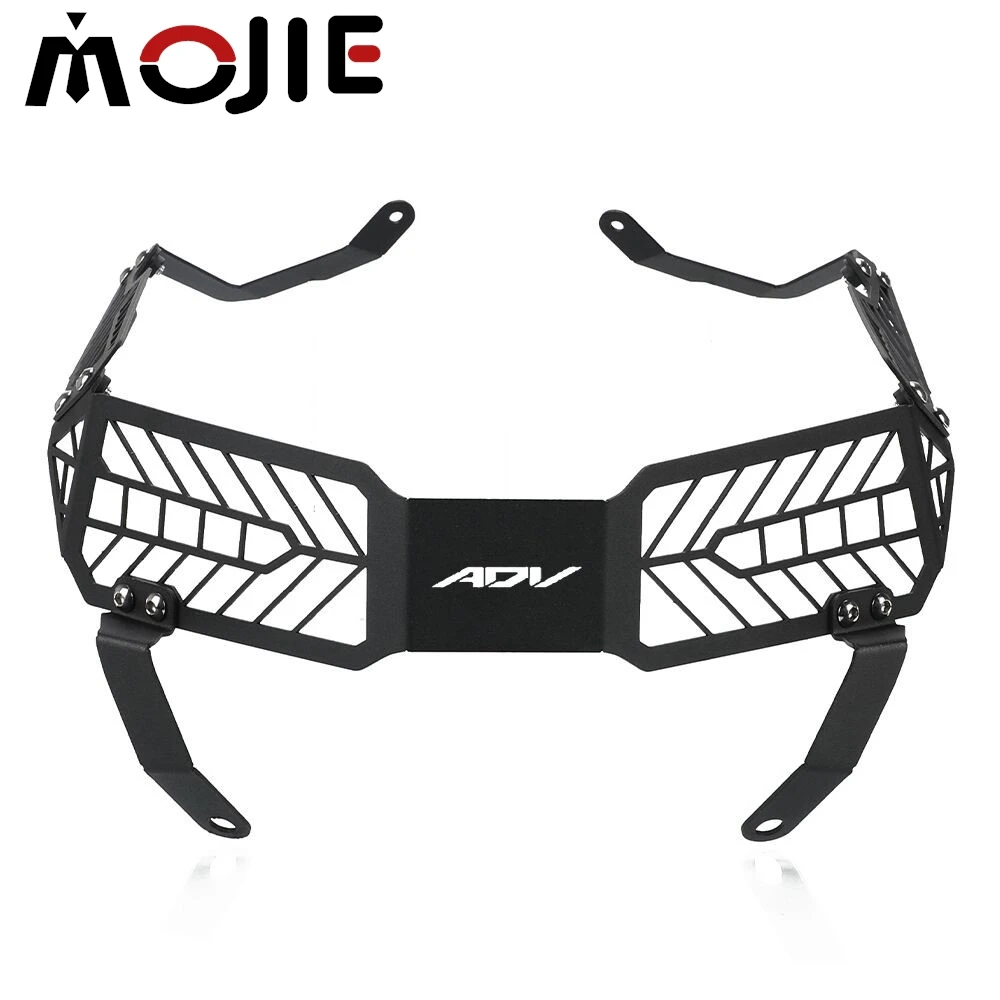 

For Honda ADV150 ADV160 2022 2023 2024 Motorcycle Parts Headlight Shield Guard Protector Headlamp Mesh Grille Cover ADV 150 160