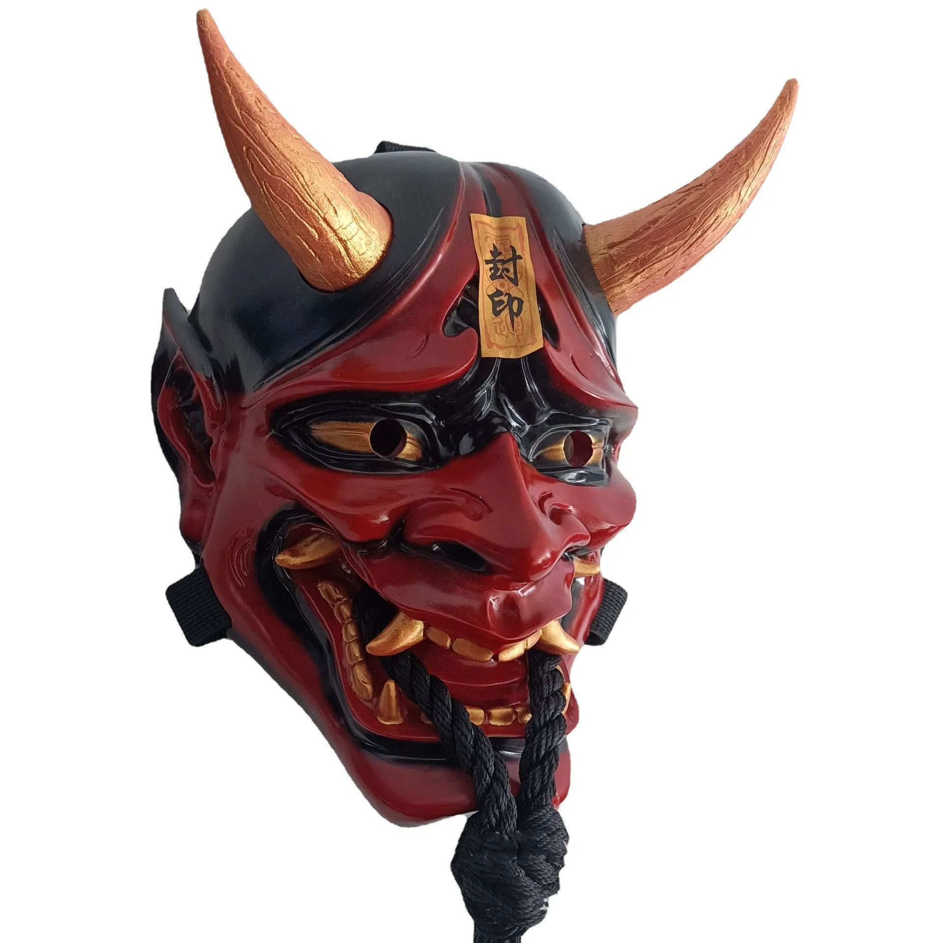 2022 Japanese Sealed Prajna Devil Orochimaru Corpse Ghost Seal Halloween Horror Mask Adult Unisex Demon Oni Samurai Full Face