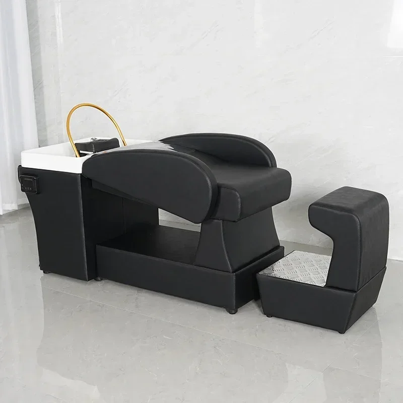 Beauty Shampoo Chairs Professional Hairdressing Water Circulation Shampoo Chair Hair Wash Bed Cadeiras Spa Furniture