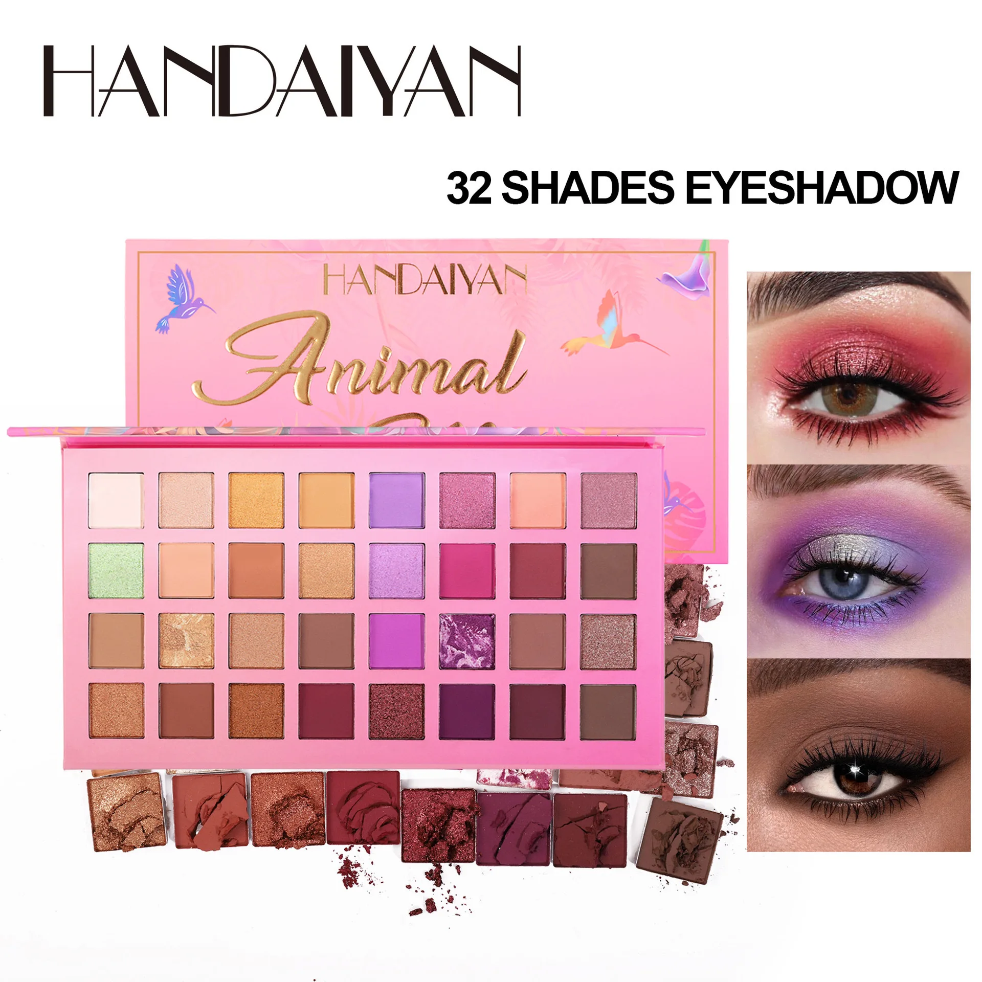 

32 color eye shadow palette for women makeup pigment waterproof long-lasting eye shadow brightening eye shadow makeup palette