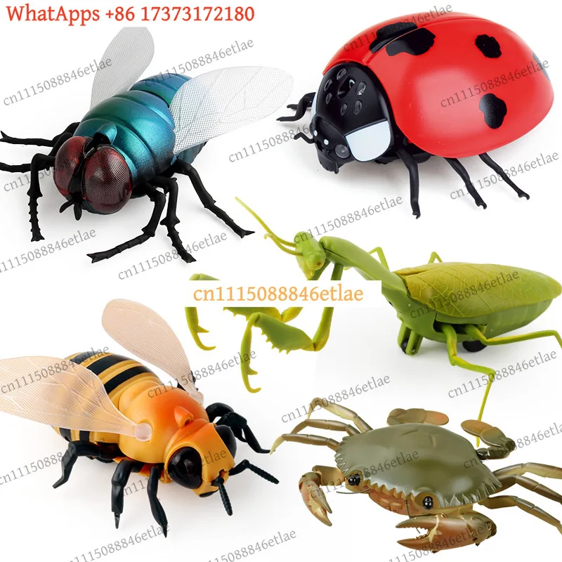 k3 Infrared Remote Control Electronic Insect Toy with Flying Bee & Ladybug Tricks
