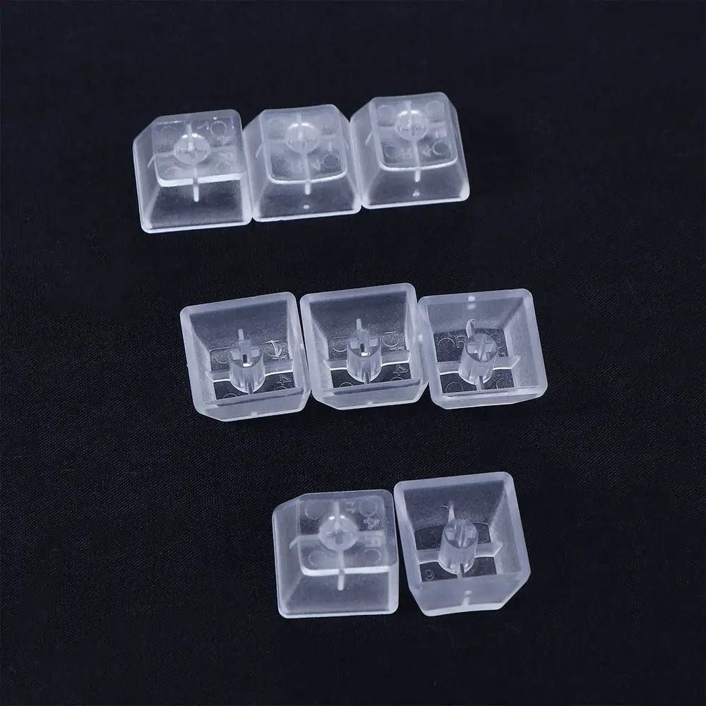 Quality Office Cherry Switches 10Pcs R4/R3/R2/R1 ABS Backlit Keycaps Transparent Cherry Gateron Mechanical keyboard Keycaps