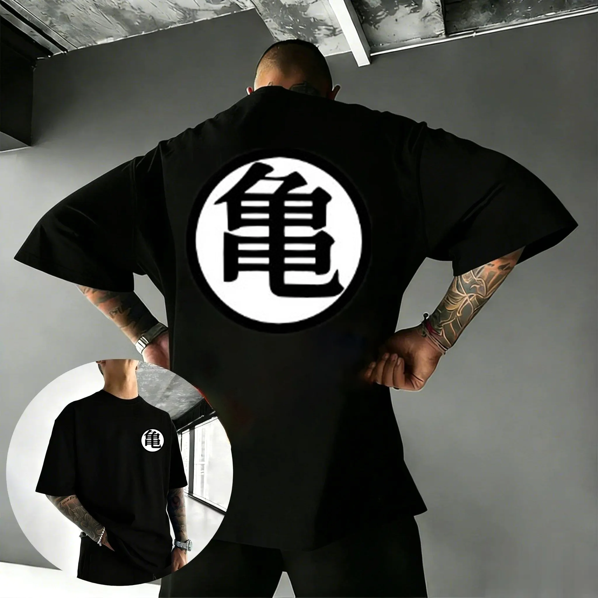 

Футболка с короткими рукавами и принтом Dragon Ball, 2026, американская уличная одежда, мужская летняя удобная футболка с горячим крови