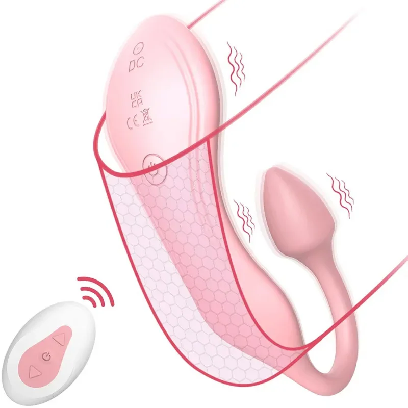 Wireless Remote Control Wearable Vibrator Prostate Massage Butt Plug Vibration Anal Plug Vibrator Strong 10 speed G-spot Vibrato