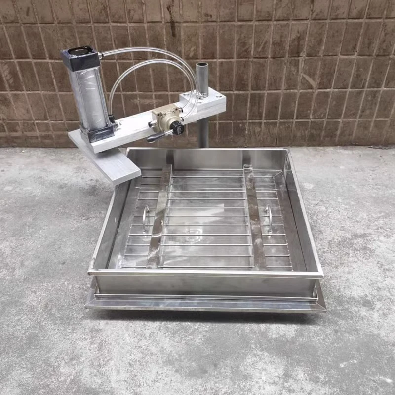 Commercial Tofu Making Machine Tofu Press Forming Machine Pneumatic Tofu Maker Press Mold Kit Tool