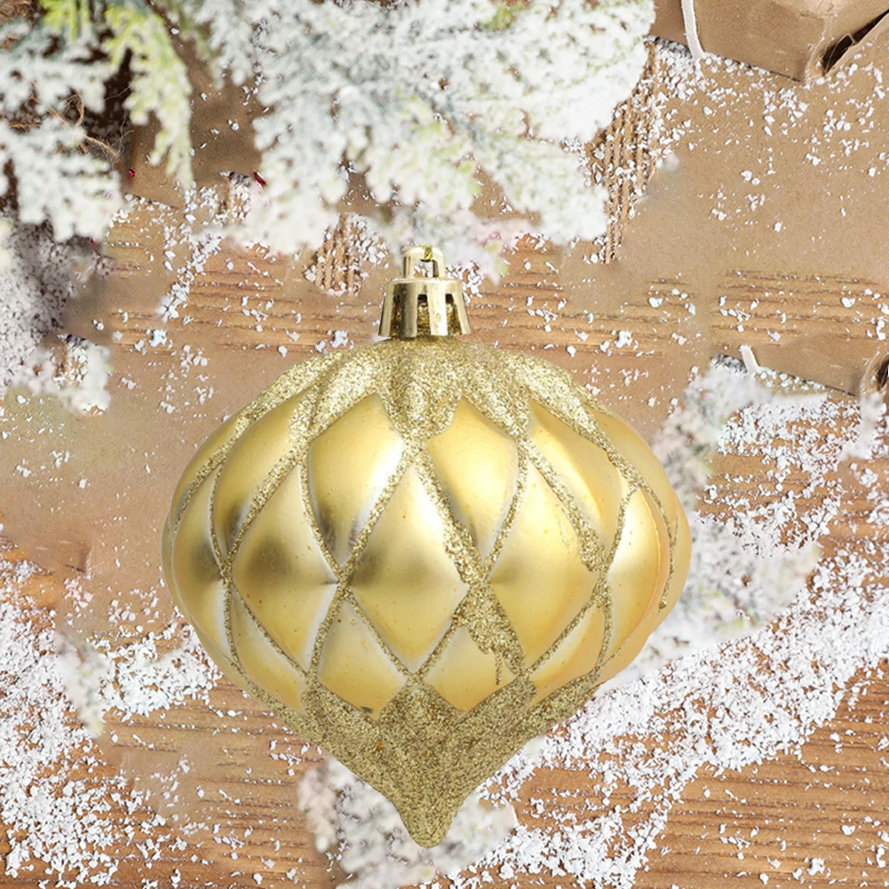 

Christmas Onion Ball Decorations Xmas Tree Hanging DIY Ornaments Merry Christmas Hanging Pendants Decor Home Festive Party Decor