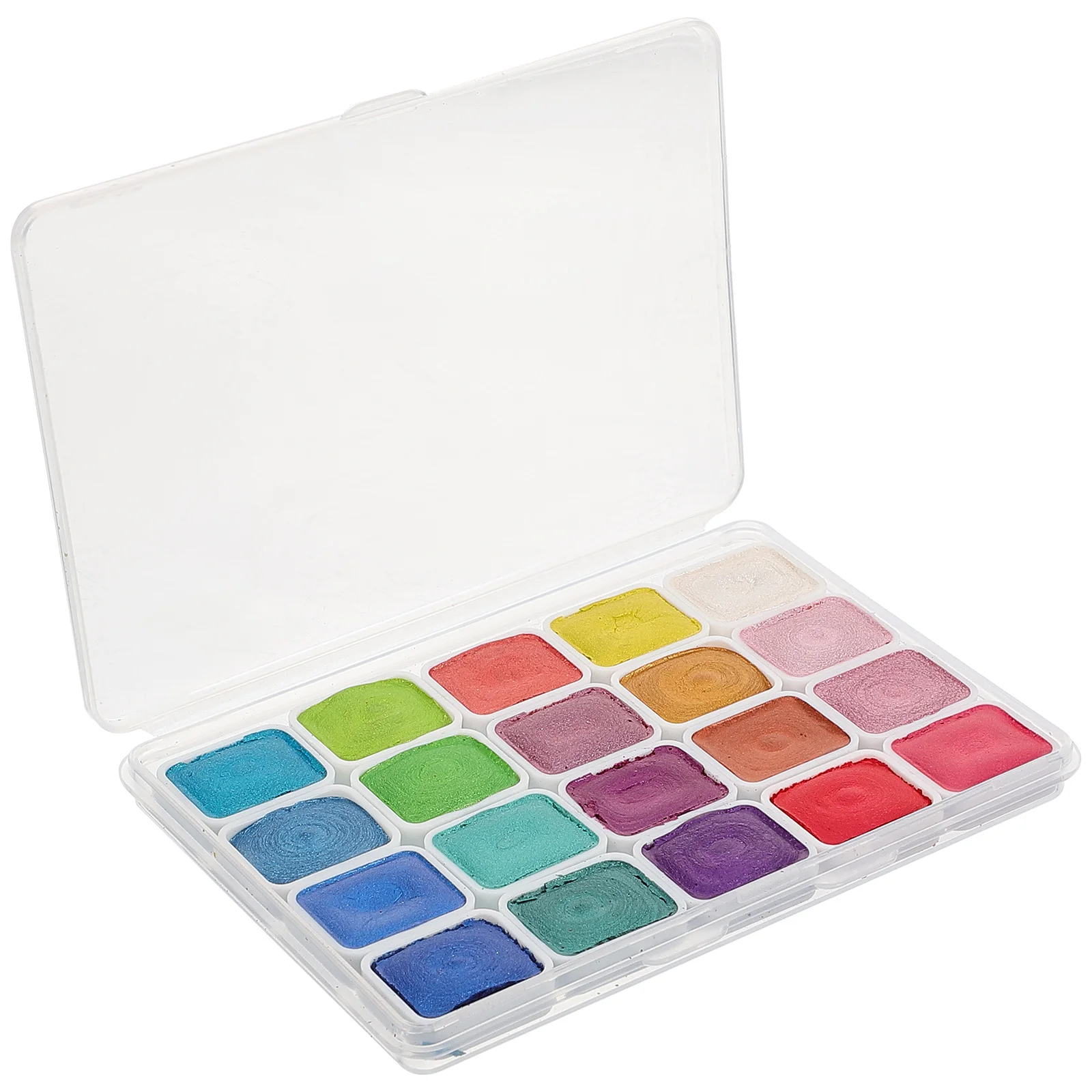 

Watercolor Paints Kits Set Portable Painting Solid Pigment Mineral Mica Pigments