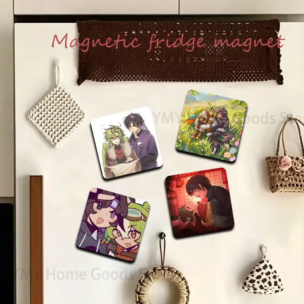 Wifies Parrotx2 Odyssey Duo Refrigerator Magnets the Perfect Choice for Home Create Warm Cozy Home Decor Gifts