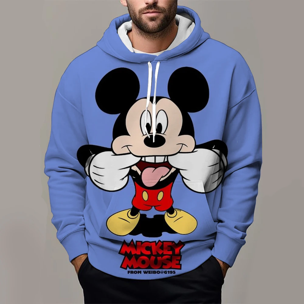 Disney Mickey Minnie Mouse Hoodie Sweatshirts Men Women Fashion Casual Cool Pullover Boys Girls Harajuku Streetwear Hoodies