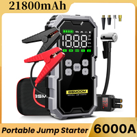 Power Bank 21800mAh Jump Starter Portable Charger Car Booster 6000A Auto Starting Device Emergency Car Battery Starter