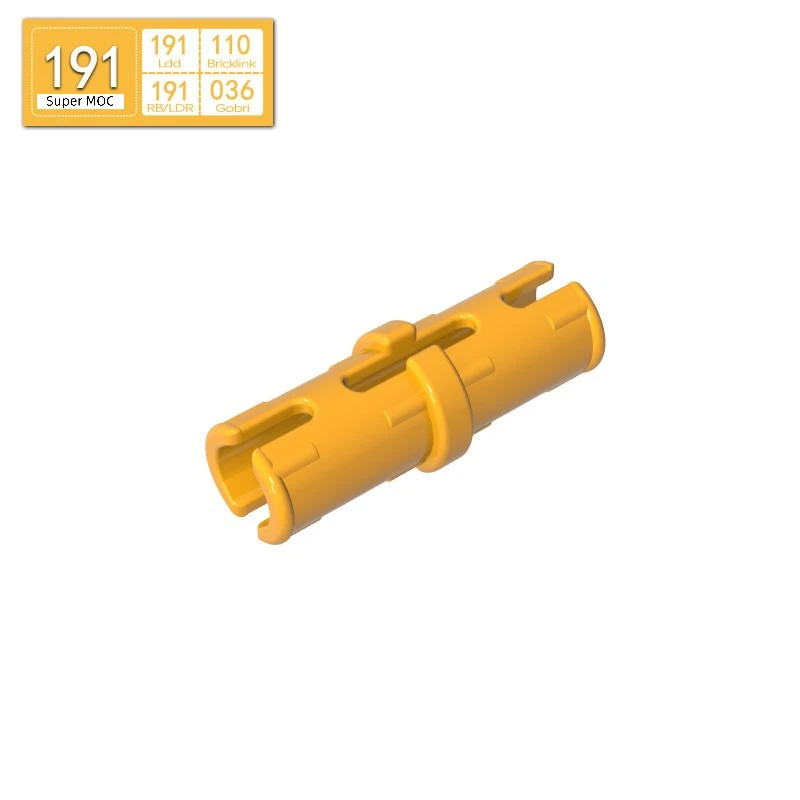 Compatible with 2780 Parts 10pcs Pin Friction Ridges Lengthwise Bulk Black Bricks Parts Building Blocks Technic Pins Connecting