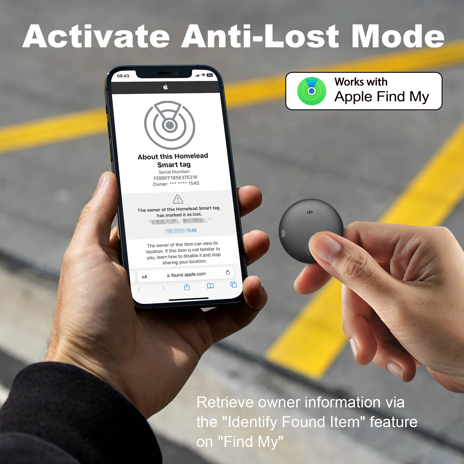 

Mini Tracker Device For IOS Find My Key Smart Tracking iTag Wallet Finder Key Car GPS Lost Smart Bluetooth Tracker IOS System