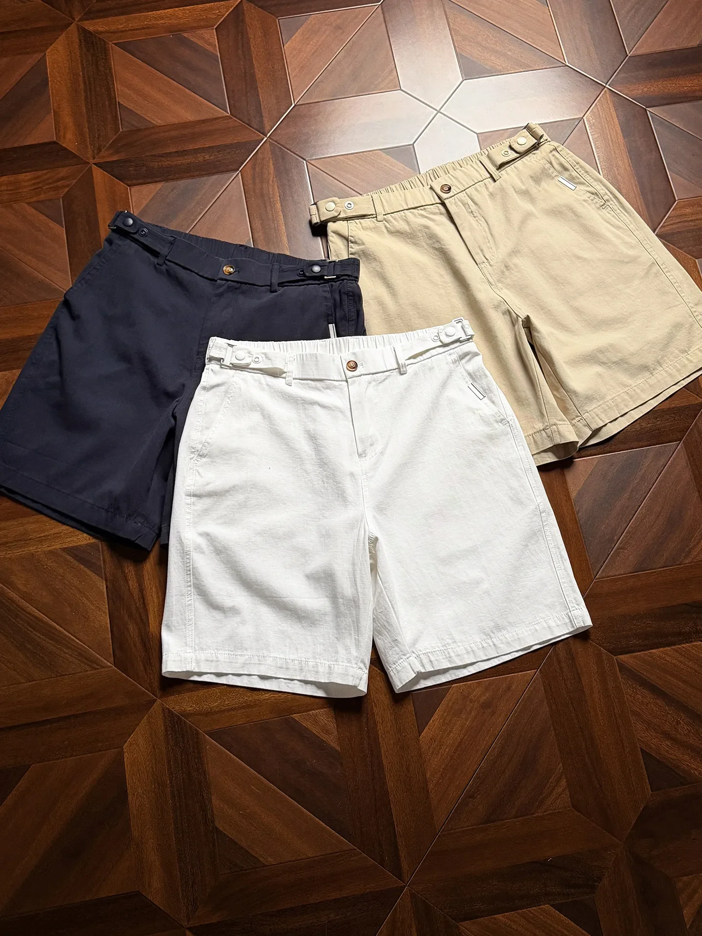 Light and mature texture refreshing five-point pants, pure cotton breathable and skin-friendly, exquisite casual shorts