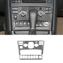 Car Air Conditioning Button AC Panel Cover Trim Decorative Sticker Carbon Fiber For Volvo XC90 2003-2014 Accessories