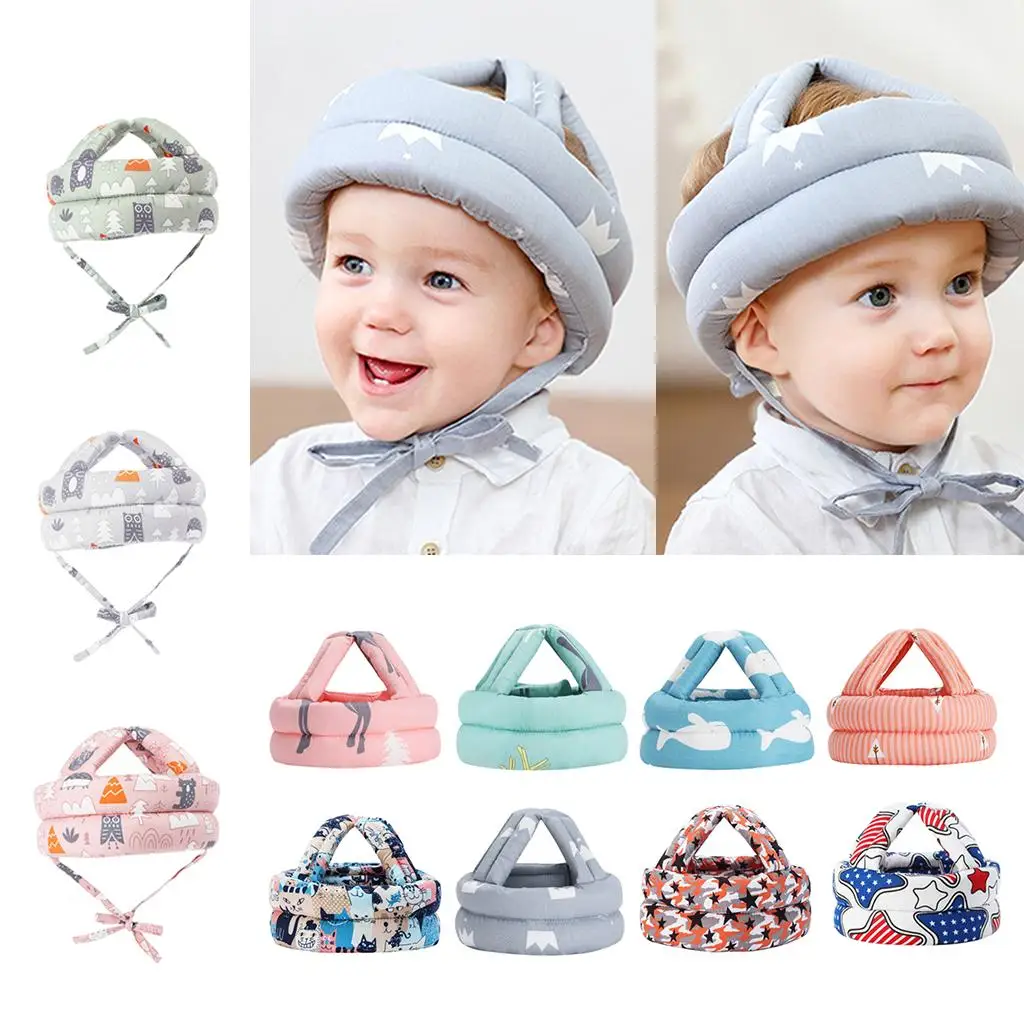 40-53cm Infant Protective Hat Baby Toddler Safety Adjustable Cap Head for Walking