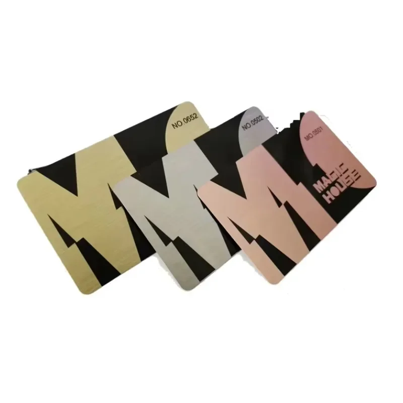 

Metal Business Card Blanks Stainless Steel Gold Metal Business Visiting Card