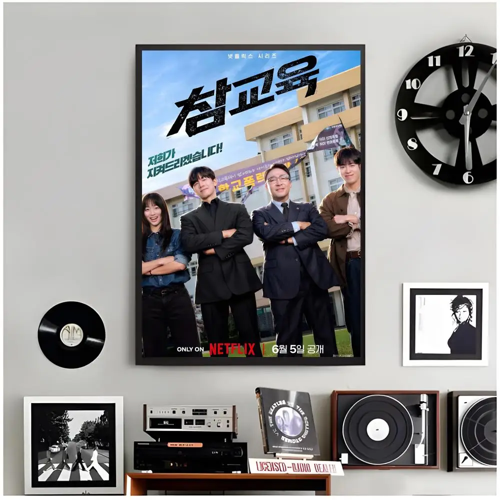 kdrama drama wall poster T-True Lessons Poster Modern Wall Art Home Decor Living Room Decorative Print Unframed