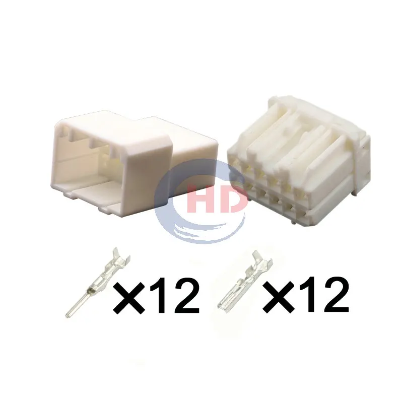 1-20 sets 12 Pin Power Amplifier Wiring Harness Plug Socket HD121Y-1.8-11 175442-1