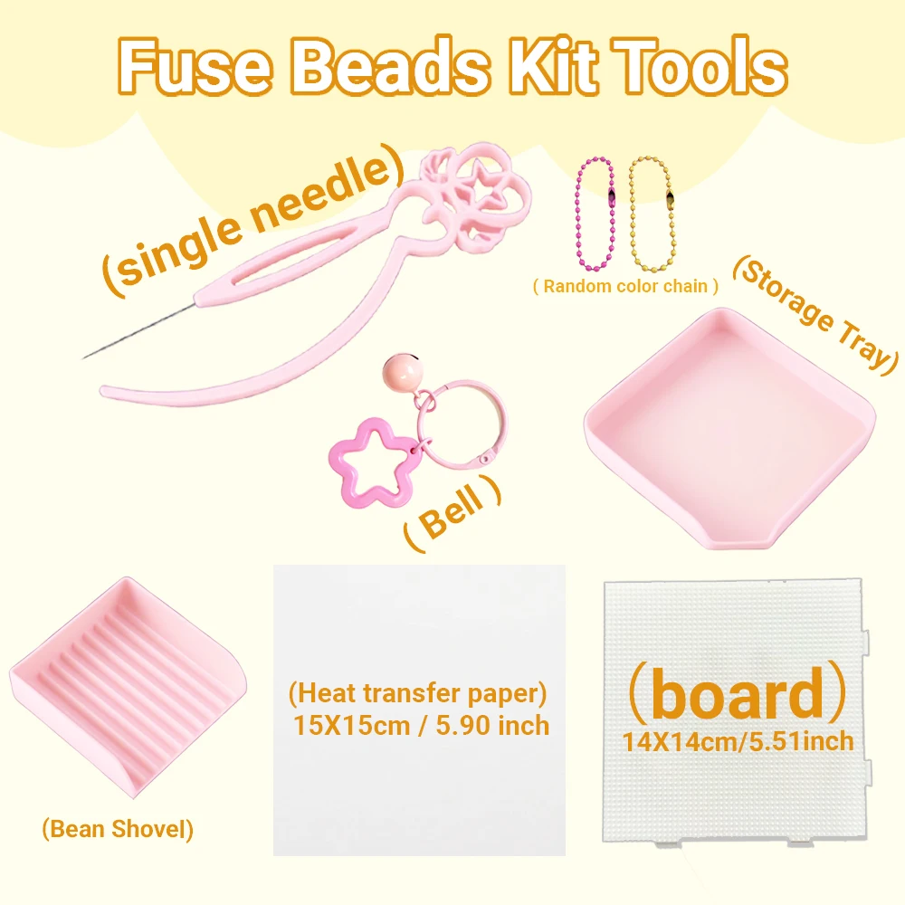 Bean Splicing Tool Material Pack 2.6mm Bean Splicing Board Bean Needle Bean Shovel Creative Handmade DIY Fusion Bean Tool Kit