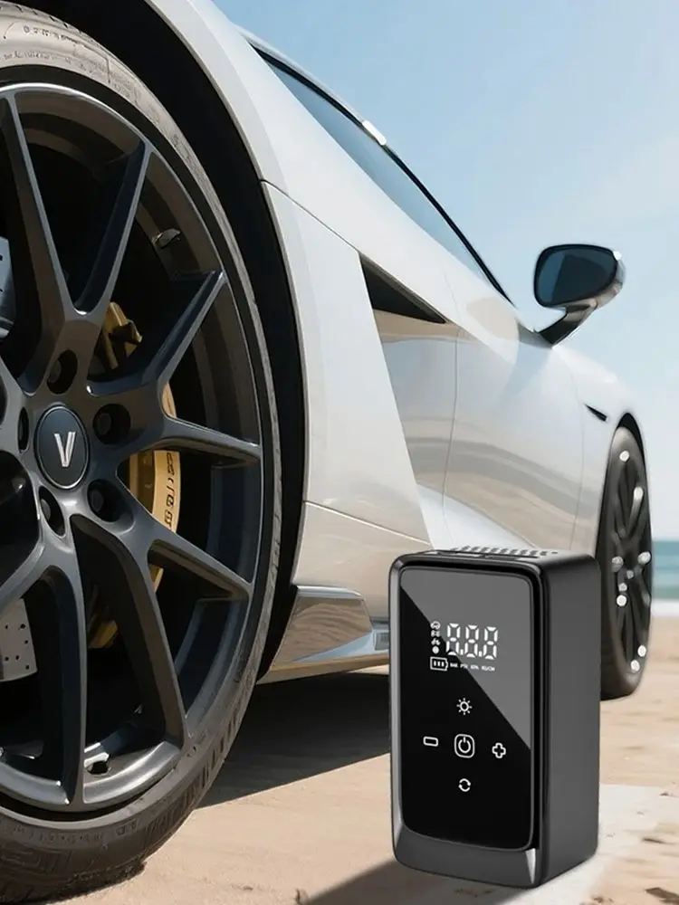 AliExpress HELLOLEIBOO LEIBOO Wireless Air Pump Portable Air Compressor Smart Digital Electric Car Air Pump for Motorcycle Bicycle Car Inflator Pump