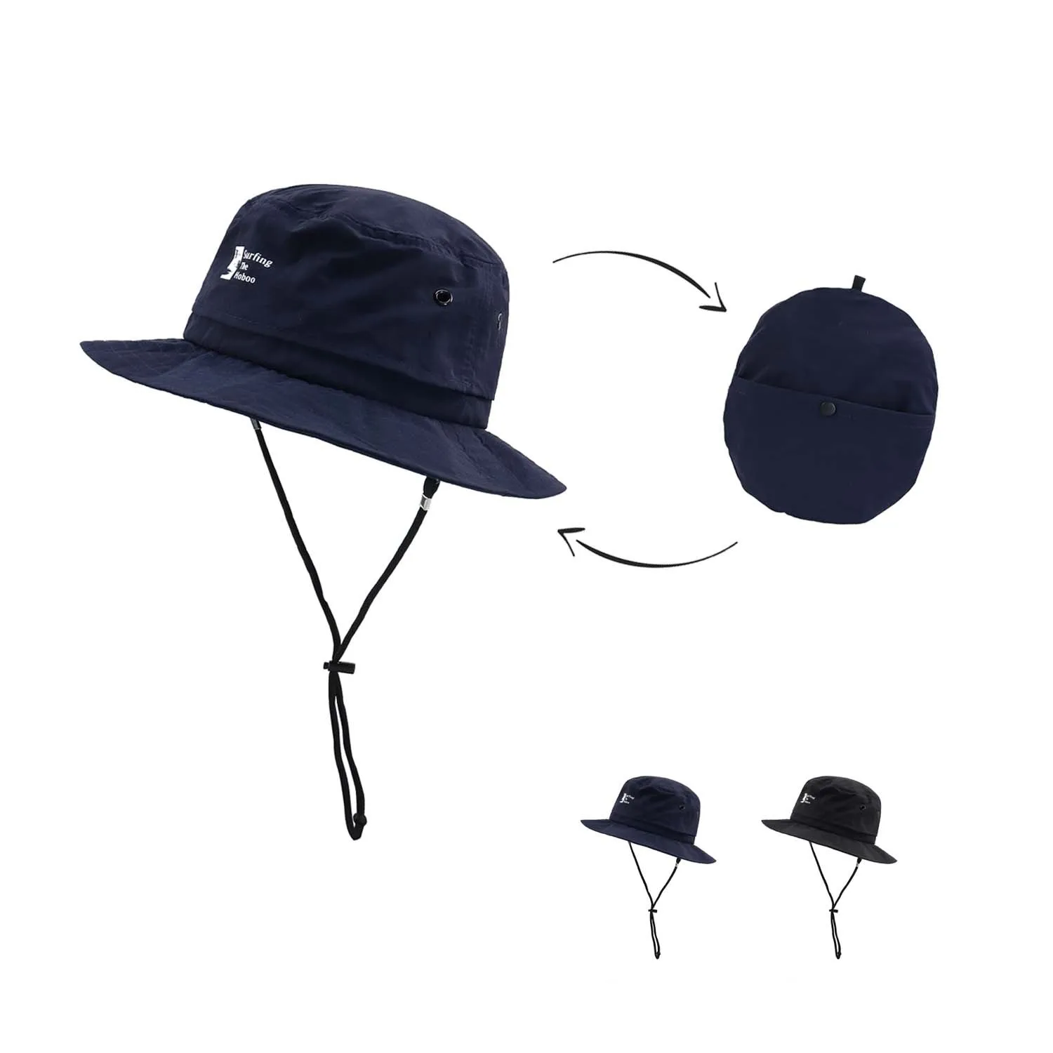 Nylon Waterproof Sports Bob Femme Bonnie Caps Cappello Pescatore Uomo Fishing Casquette Homme Streetwear Bucket Hats