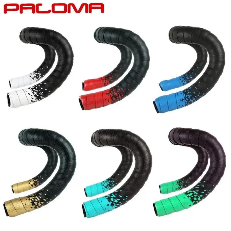 PALOMA wrap belt handlebar tape strape road bike bicycle comfortable non-slip silicone shock absorber bent handlebar cover grip