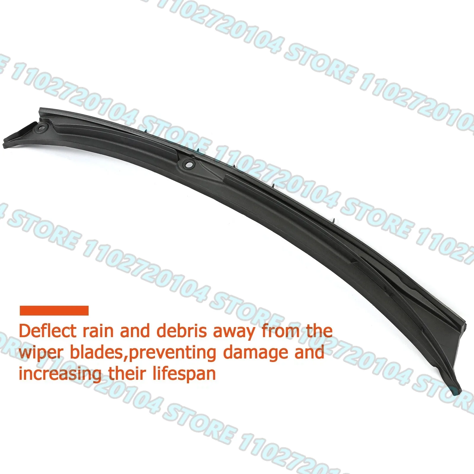 for BMW 1998-2006 E46 4 Door Sedan 320i 323i 325i 328i 330i M3 Windshield Wiper Cowl Panel Cover With fixed hook LHD 51718208483