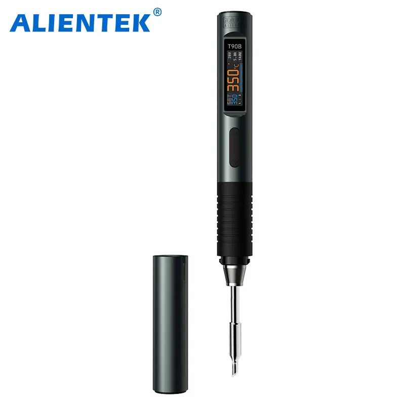 ALIENTEK T90B سبيكة لحام T245/T210/T65 سلسلة اختياري T80 نسخة جديدة قابل للتعديل درجة الحرارة لحام أداة لحام