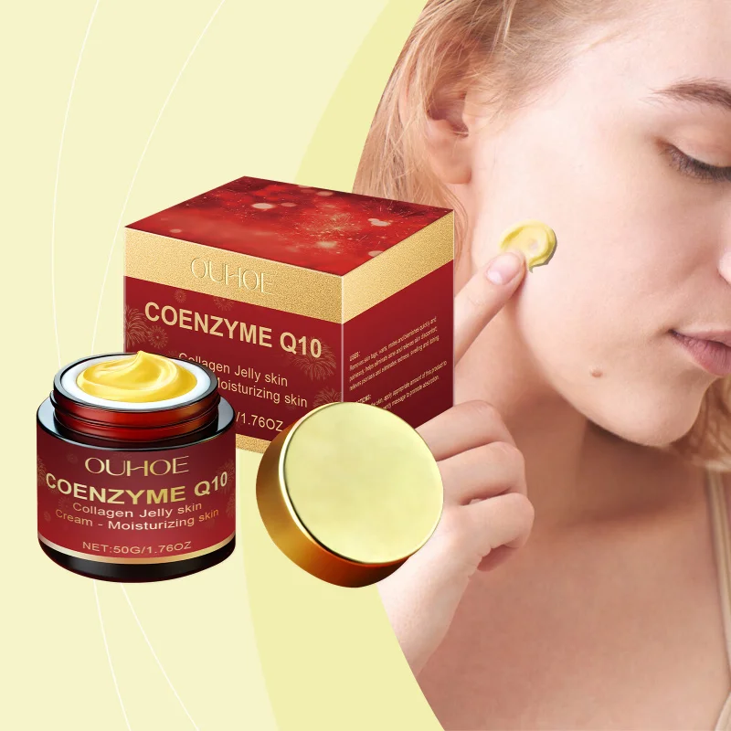 

Coenzyme Q10 Collagen Repair Cream, Daily Skin Cleansing, Nourishes, Smoothes, Multi-Functional Topical Skincare Lotion