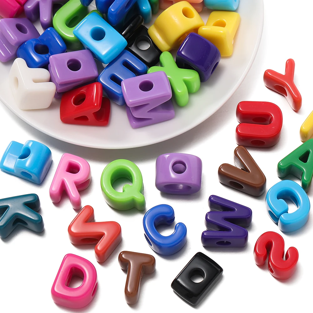 10pcs/lot Mixed Color Big Hole - Jewelry Making For Kids recension och pris