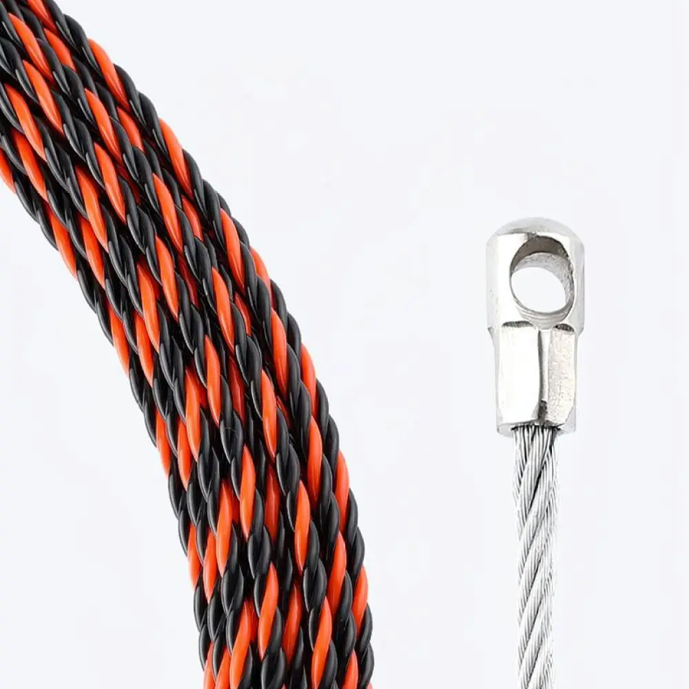 Flexible Steel Conduit Threader Fish Tape Cable Puller Professional Electrician Wiring Tool Duct Rodder Construction Supply