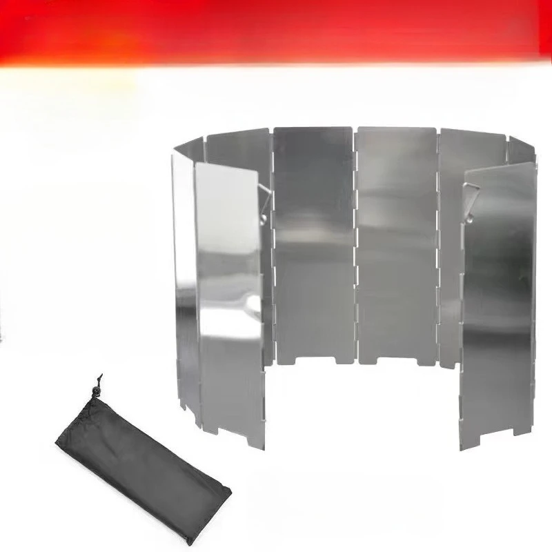 Outdoor Camping Portable Folding Stove for 8 Plates / 10 Plates with Windproof Cover