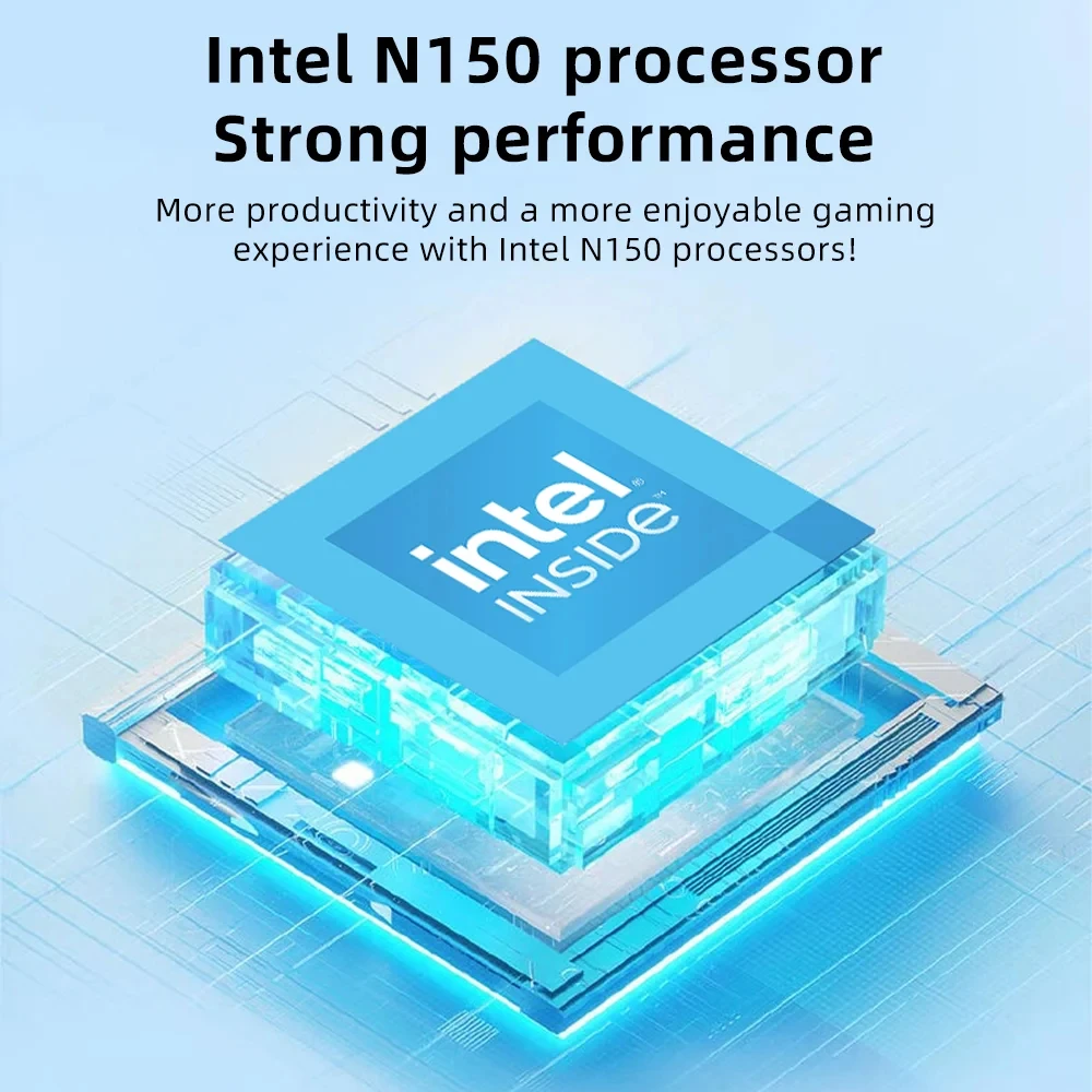 SZBOX DS20 Doppio schermo IPS Laptop Intel N150 Mini PC 14 pollici Windows 11 DDR4 16GB 1TB SSD Notebook portatile Gamer Computer